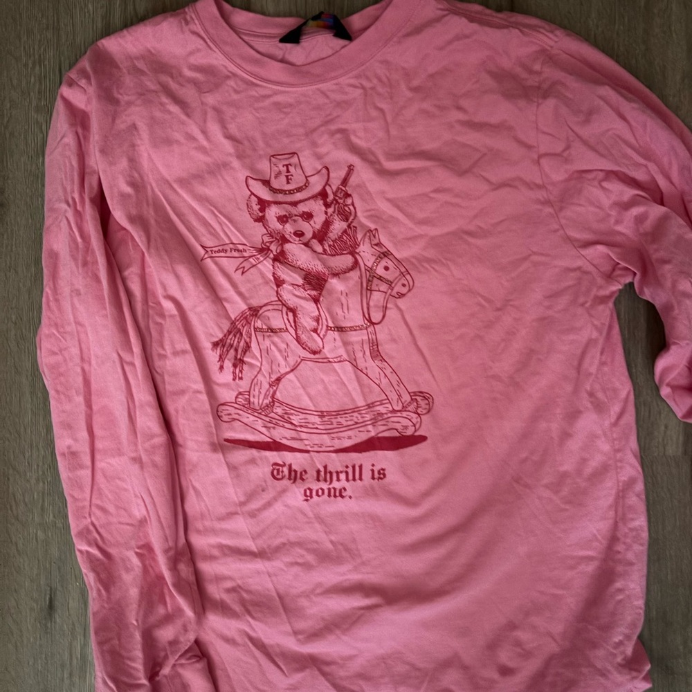 teddy fresh pink long sleeve
